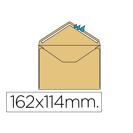 caja 500 sobres crema postalero          114 x 162