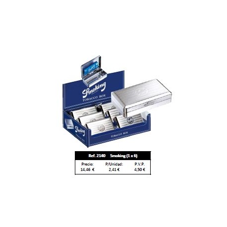SMK 2140 caja con 6 cajas para tabaco