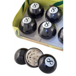 expositor 6 grinders metalico bola de billar  50 x 35