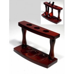 Reposapipas o soporte de 3 pipas