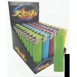 buzz bandeja 50 encendedores electronicos transparente