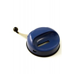 maquina manual llenadora de tubos azul