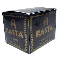RASTA negro caja 100 libritos 78 m/m tamaño cuadrado