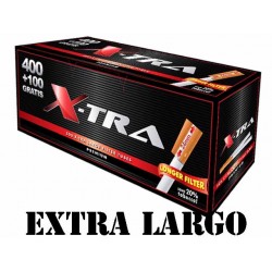 xtra caja 16 estuches de 400 + 100 tubos filtro largo