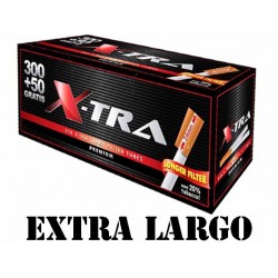xtra estuches de 300 + 50 tubos filtro largo