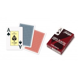 fournier baraja poker ingles de plastico 55 cartas