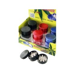 expositor 12 grinders 3 partes aluminio  40 x 30