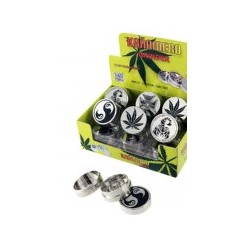 expositor 12 grinders 3 partes metal  40 x 25