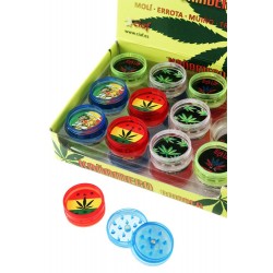 grinders plastico 2 partes decorado   30 x 15