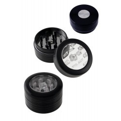 grinders metalico 2 partes transparente negro