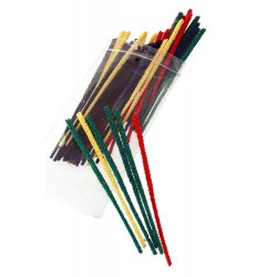 Bolsa con 50 Limpiapipas Cilindricas colores