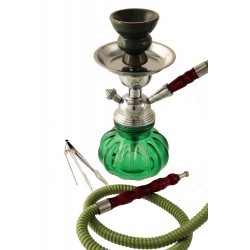 Narguila-Shisha (Pipa de Agua) Verde 24 x 11 - 1 boquilla