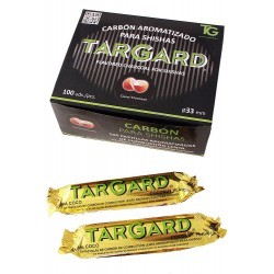 TARGARD caja 10 paquetes de pastillas carbon 33mm coco