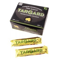TARGARD caja 10 paquetes de pastillas carbon 33mm limon