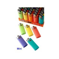 bic mini caja 50 encendedores piedra colores tonos pastel