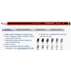 staedtler 110 lapicero tradition nº 4B