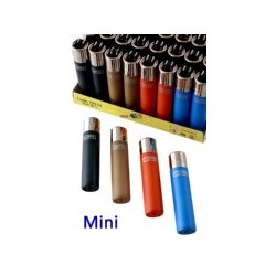 clipper caja 48 encendedores micros metalico II color