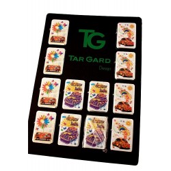 encendedor de gasolina expositor de 12 unidades HIPPIE