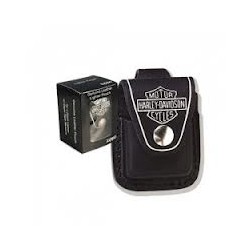 zippo funda cuero broche harry davidson