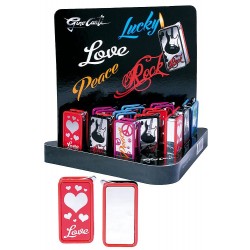 encendedor champ gino casti rock-love expositor de 12