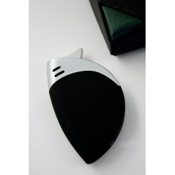 volcan-fire encendedor turbo negro/cromado con estuche