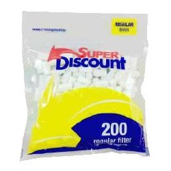 discount bolsas 200 filtros 8 m/m