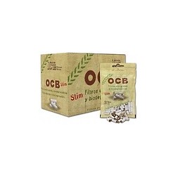 ocb caja 50 bolsas filtros slim 6 m/m organicos