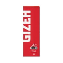 gizeh caja 50 libritos ROJO original 70 m/m 12 gr