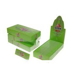 gizeh caja 50 libritos VERDE  1 1/4  78 m/m