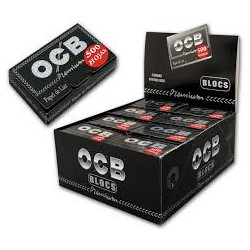 ocb negro premium 500 hojas 1 1/4 de 78 m/m caja de 20 libritos
