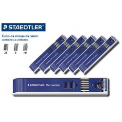 staedtler 200 caja 12 minas 2 m/m 5B