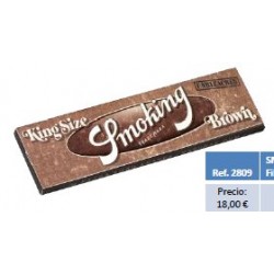 smoking king size BROWN caja 24 libritos brown + filters 110 m/m