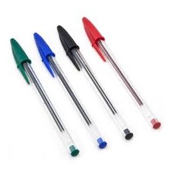 bic boligrafo cristal con capuchon verde