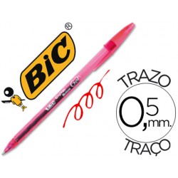 bic boligrafo cristal gel rojo