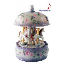 carrusel tiovivo figuras caballitos 11 x 16