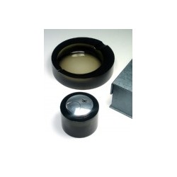 juego cenicero + Encendedor cristal ahumado 15 x 9 x 3